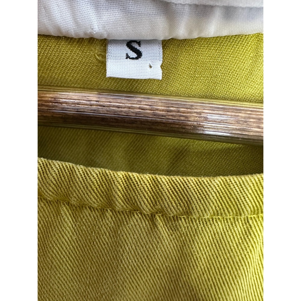 Bryn Walker Asymmetrical Hem Tencel Hi Lo Dress Small Green Minimalist Lagonlook - Picture 12 of 15